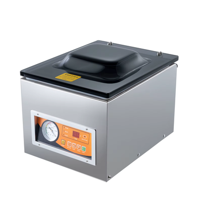 DZ-260S Chamber Vacuum Sealer 260W Vacuum Packing Machine with 10.2" Sealing Length for Wet Foods Meats Home Kitchen