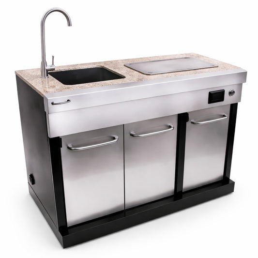 Medallion Series Modular Outdoor Kitchen Sink & Entertainment Module