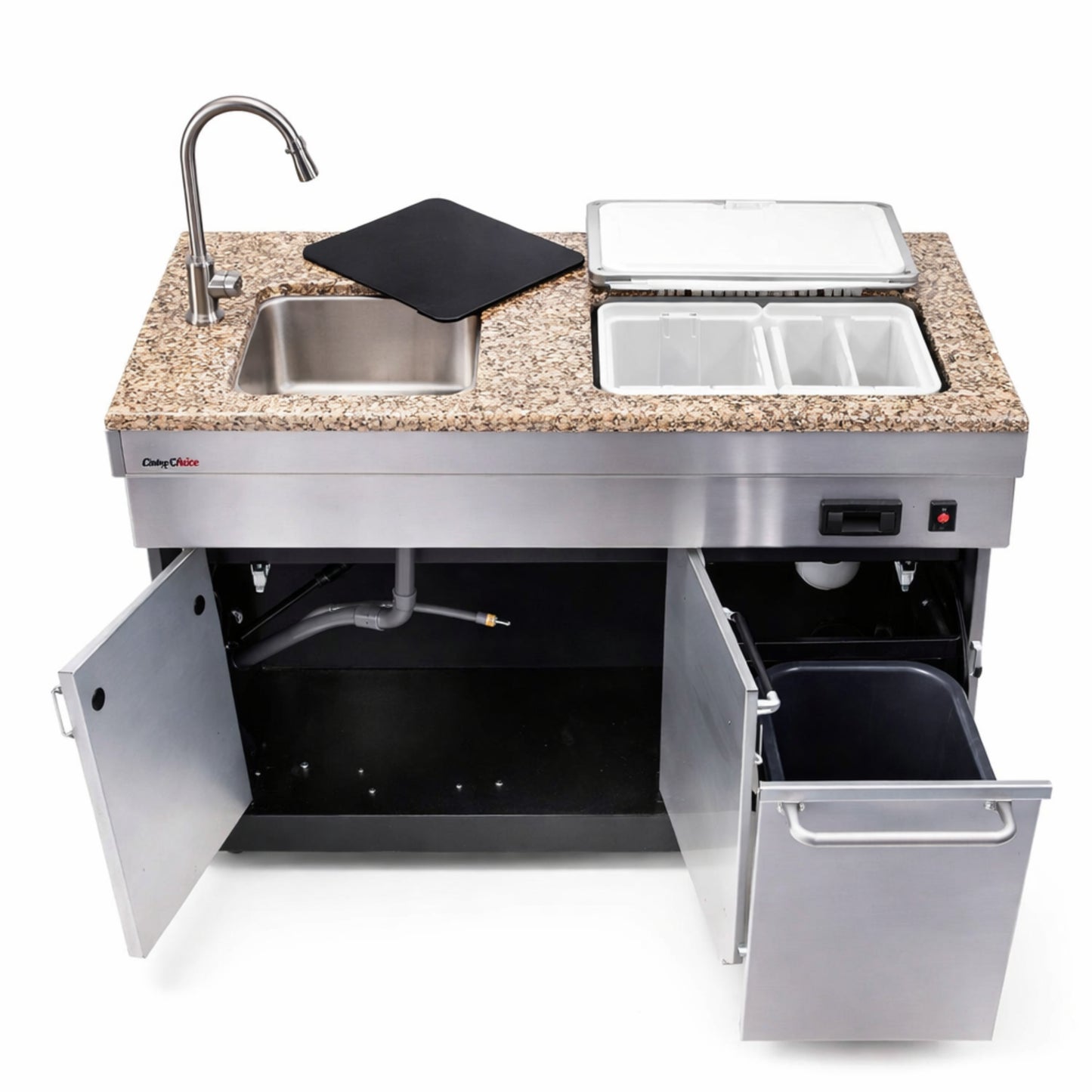 Medallion Series Modular Outdoor Kitchen Sink & Entertainment Module