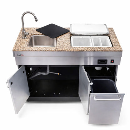 Medallion Series Modular Outdoor Kitchen Sink & Entertainment Module
