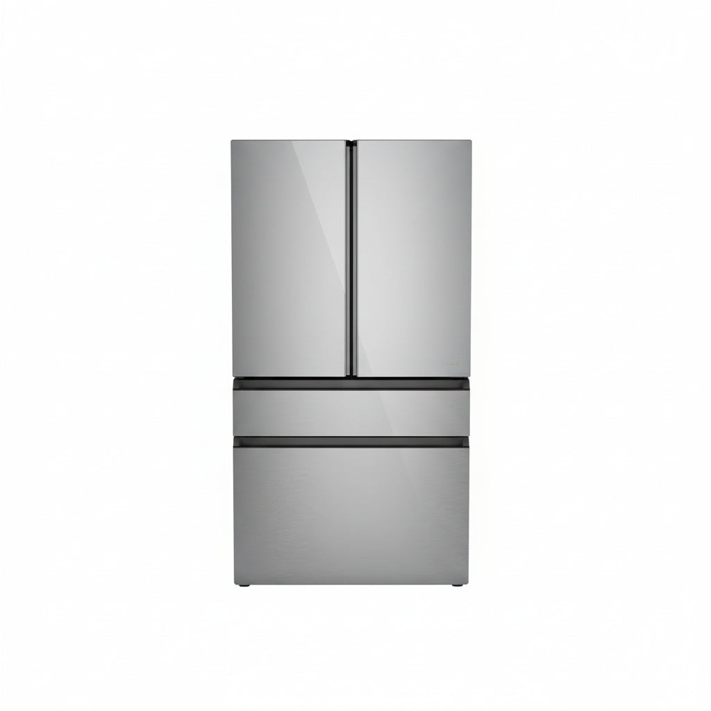 Energy Star® 28.7 Cu. Ft. Smart 4-Door French-Door Refrigerator in Platinum Glass with Dual-Dispense Autofill Pitcher