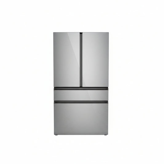 Energy Star® 28.7 Cu. Ft. Smart 4-Door French-Door Refrigerator in Platinum Glass with Dual-Dispense Autofill Pitcher